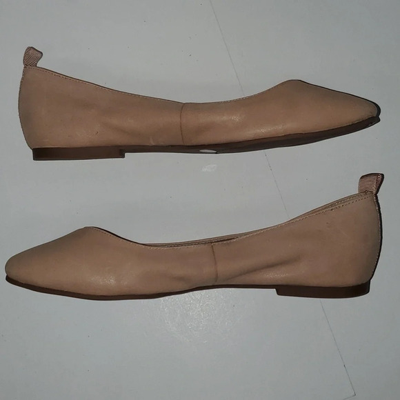 Lucky Brand Destrein2 Leather Ballet Flats Dusty Sand Women’s Size 7 - Picture 6 of 11